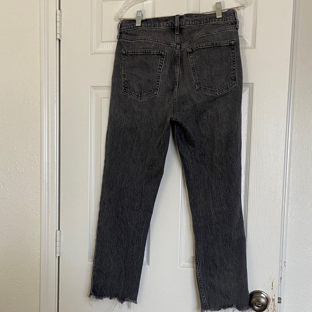 GAP Gray Cheeky Straight High Rise Jeans - Picture 5 of 7